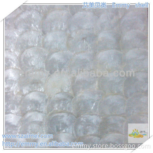 Silver white capiz mother of pearl mosaic tile